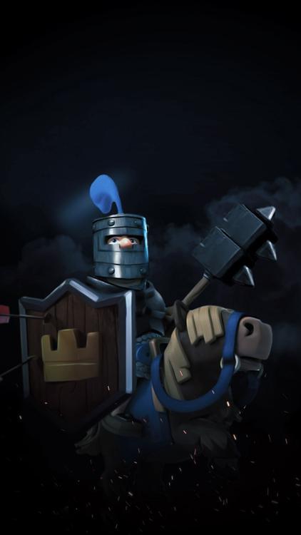 Clash Of Clans/Royale Dark Prince Dark wallpaper