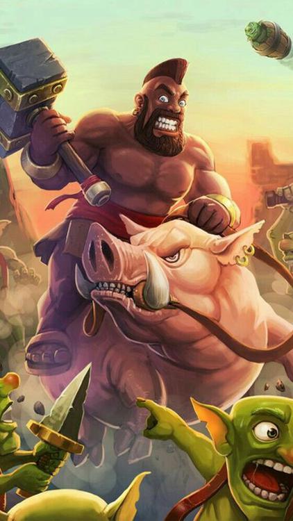 Clash Of Clans/Royale Hog Rider wallpaper 8 - free HD download