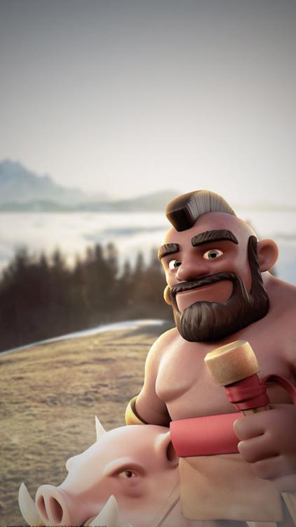 Clash Of Clans/Royale Hog Rider wallpaper 2 - free HD download
