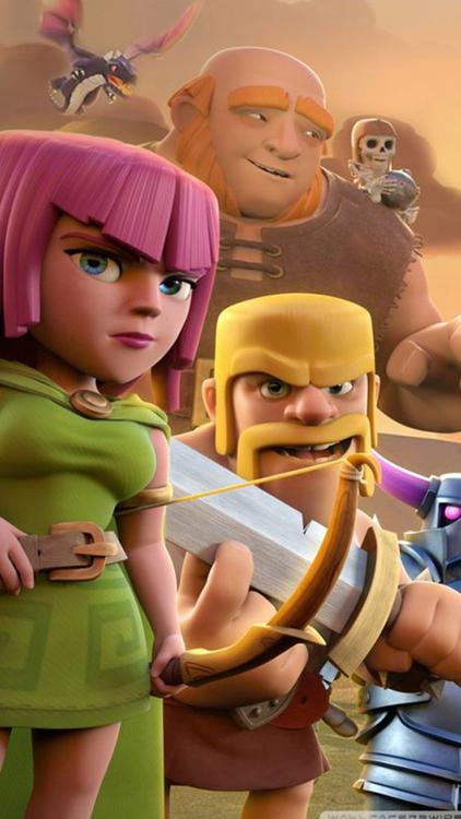 Clash Of Clans/Royale Mixed wallpaper 10 - free HD download