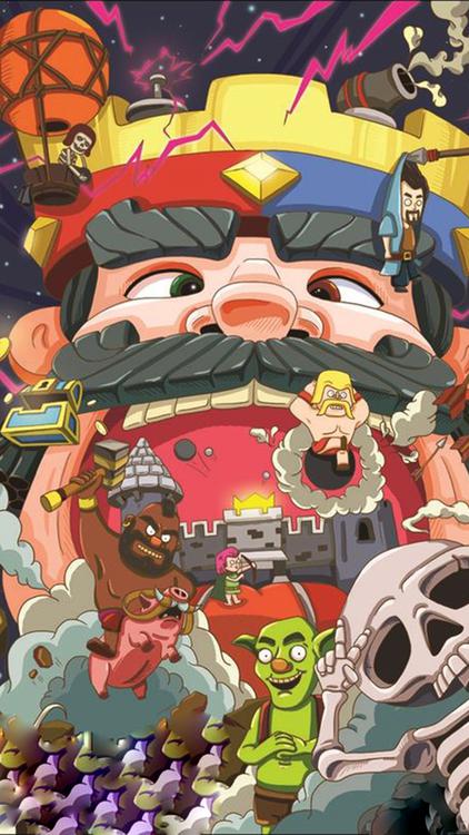 Clash Of Clans/Royale Mixed wallpaper 27 - free HD download