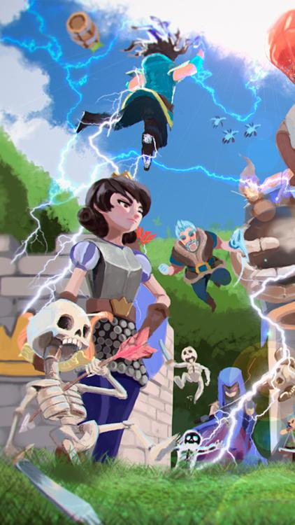 Clash Of Clans/Royale Mixed wallpaper 36 - free HD download