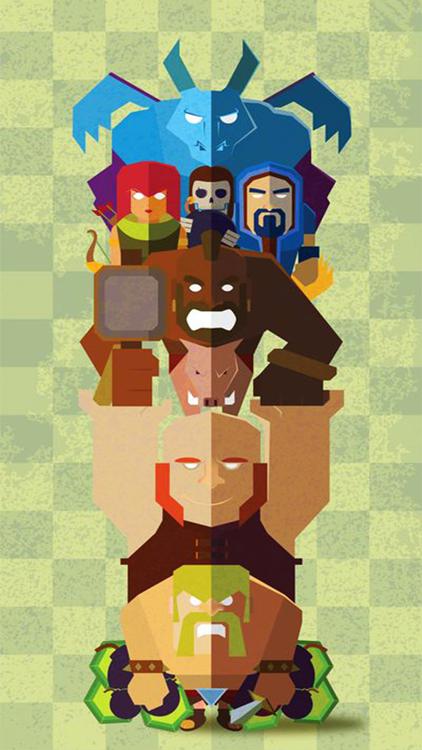 Clash Of Clans/Royale Mixed wallpaper 1 - free HD download