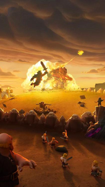 Clash Of Clans/Royale Mixed wallpaper 32 - free HD download
