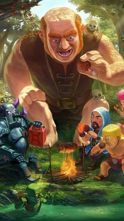 Clash Of Clans/Royale Mixed wallpaper 28 - free HD download