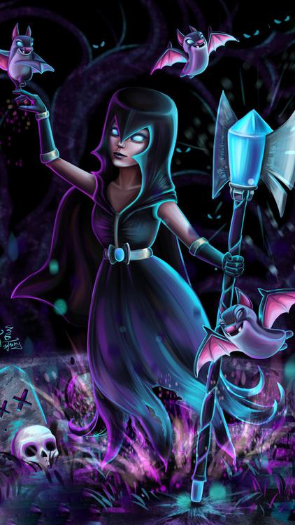 Clash Of Clans/Royale Witch wallpaper 2 - free HD download