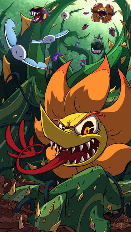 Cuphead Cagney Carnation wallpaper 1 - free HD download