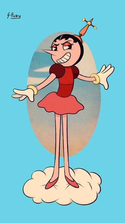 Cuphead Hilda Berg wallpaper 10 - free HD download
