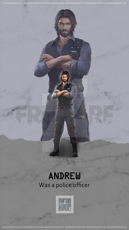 Free Fire Andrew wallpaper 2 - free HD download