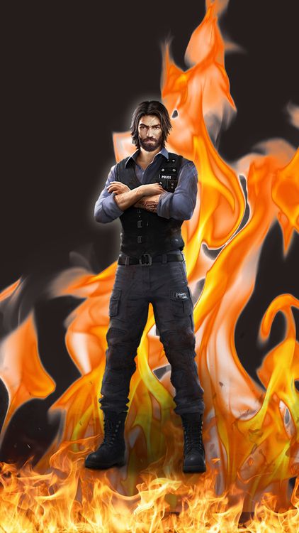 Free Fire Andrew wallpaper 4 - free HD download