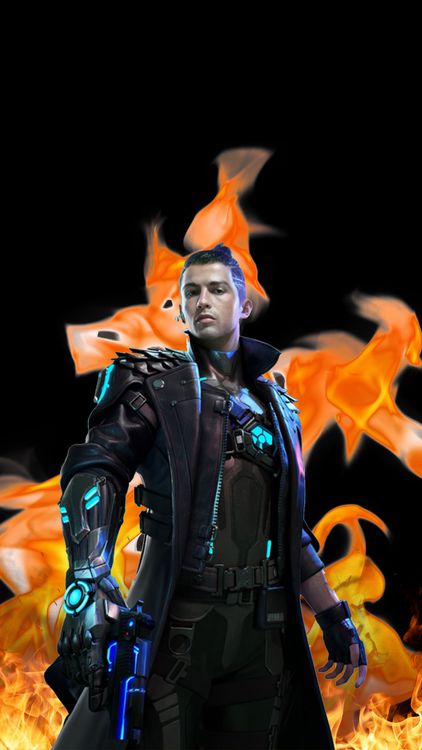 Free Fire Chrono wallpaper 3 - free HD download