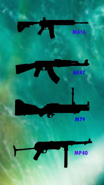 Free Fire Guns Weapons & Items wallpaper