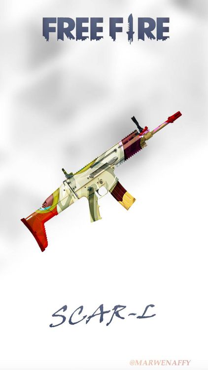 Free Fire Guns Weapons & Items wallpaper