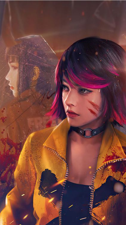 Free Fire Kelly wallpaper 6 - free HD download