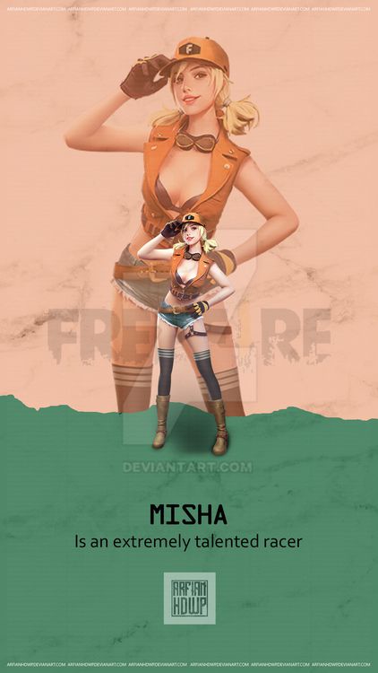Free Fire Misha wallpaper 2 - free HD download