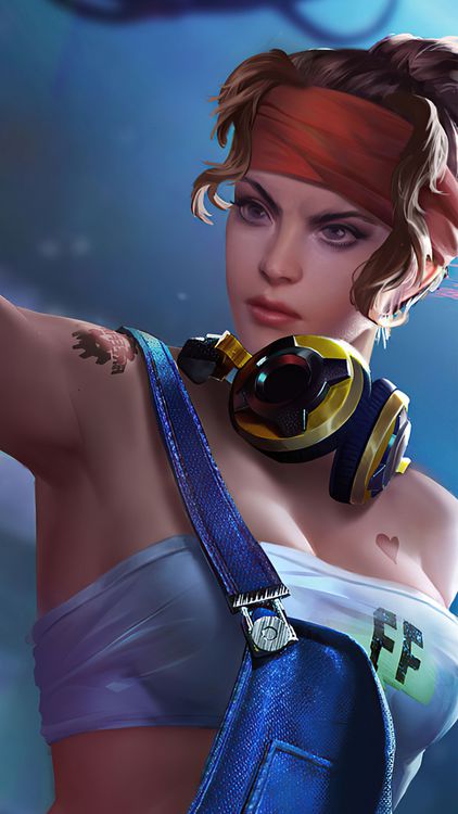 Free Fire Shani wallpaper 1 - free HD download