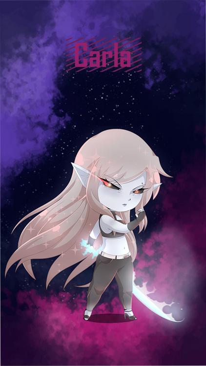 Gacha Life Dark Units Dark wallpaper