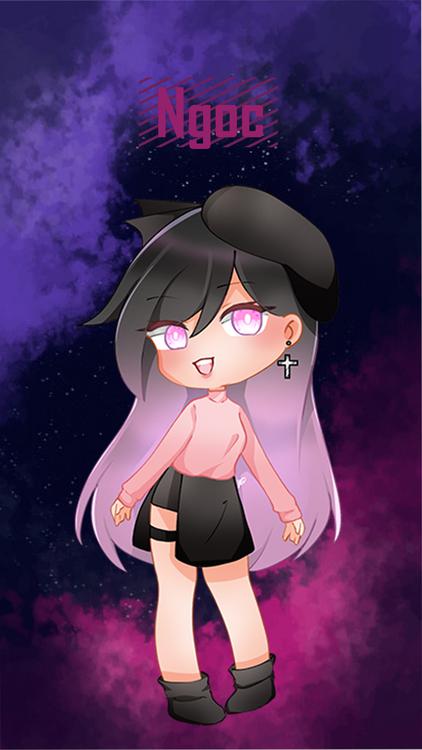 Gacha Life Dark Units Dark wallpaper