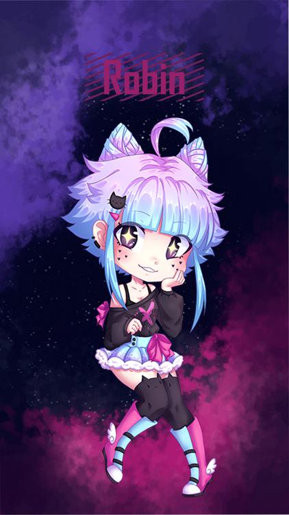 Gacha Life Dark Units Dark wallpaper