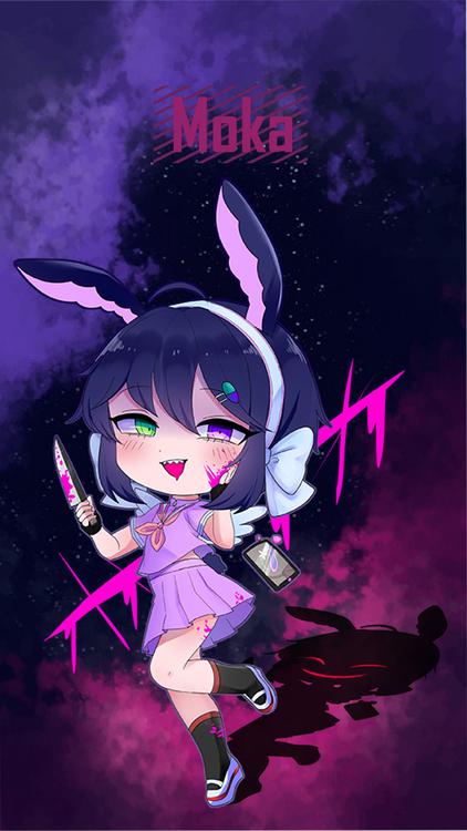 Gacha Life Dark Units Dark wallpaper