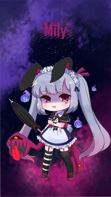 Gacha Life Dark Units Dark wallpaper