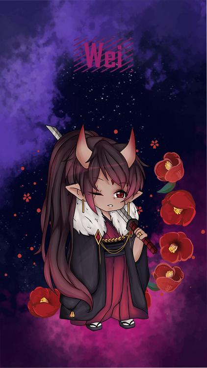 Gacha Life Dark Units Dark wallpaper