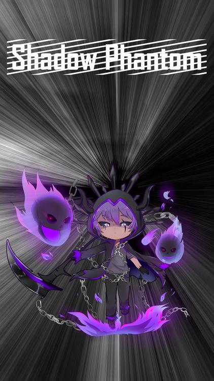 Gacha Life Shadow Units Dark wallpaper