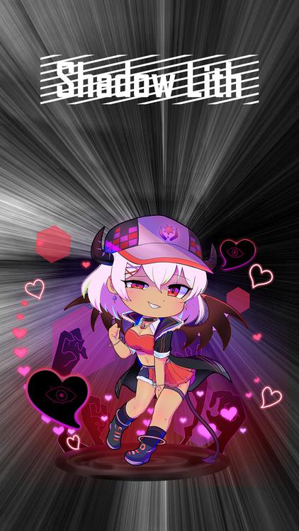 Gacha Life Shadow Units Dark wallpaper