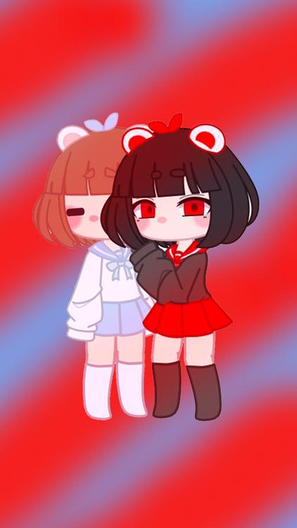 Gacha Life Softy Red wallpaper