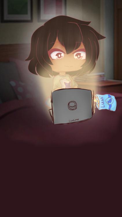 Gacha Life Gacha Redux Red wallpaper