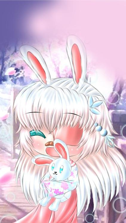 Gacha Life Gacha Tall Tale White wallpaper