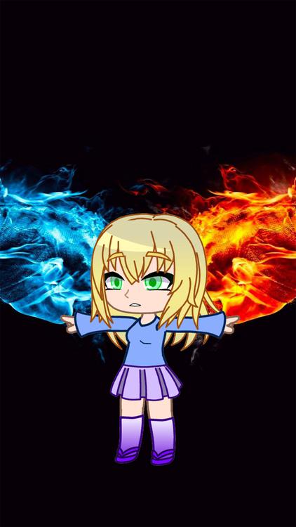 Gacha Life Gacha Tall Tale Black wallpaper