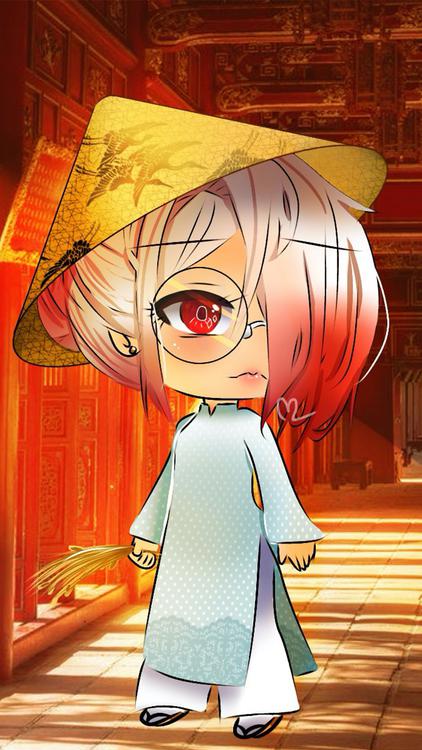 Gacha Life Gacha Tall Tale Red wallpaper