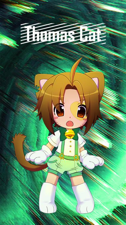 Gacha Life Wind Units Cyan wallpaper