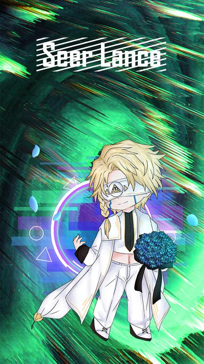 Gacha Life Wind Units Cyan wallpaper