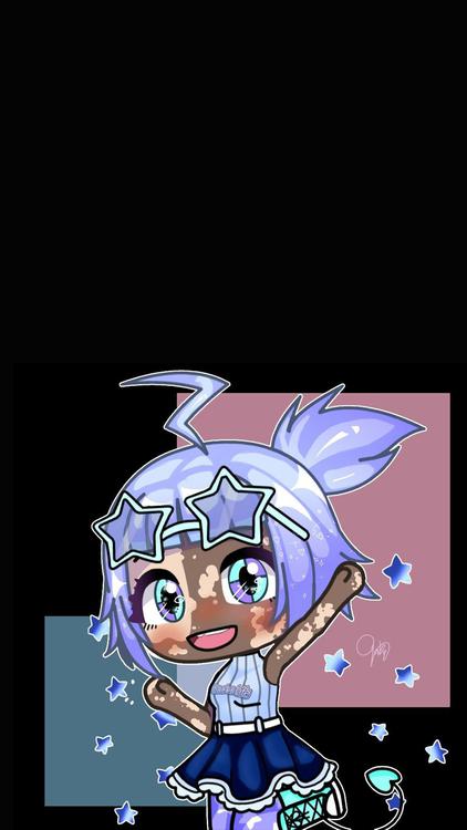 Gacha Life Gacha Stars Black wallpaper