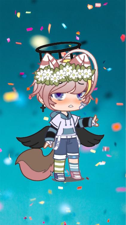 Gacha Life Gacha Stars Cyan wallpaper