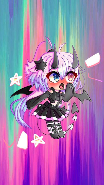 Gacha Life Gacha Stars Cyan wallpaper