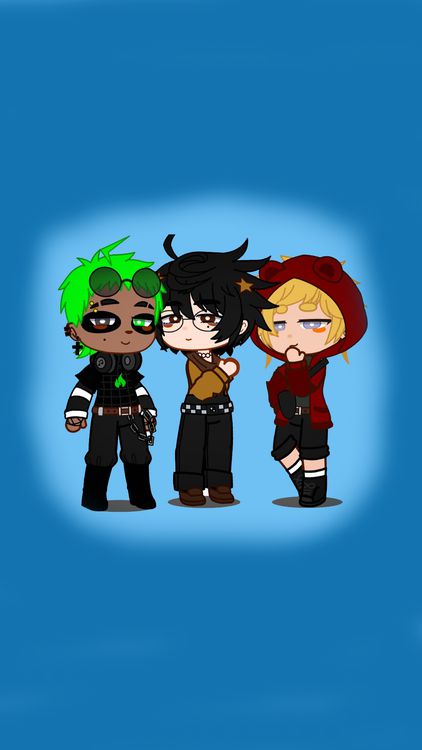 Gacha Life Toca Boca Life Blue wallpaper