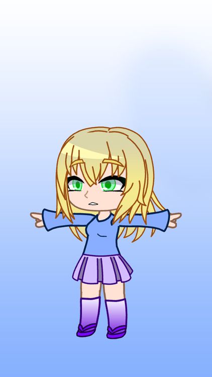 Gacha Life Toca Boca Life White wallpaper