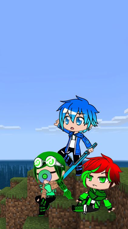 Gacha Life Toca Boca Life Blue wallpaper