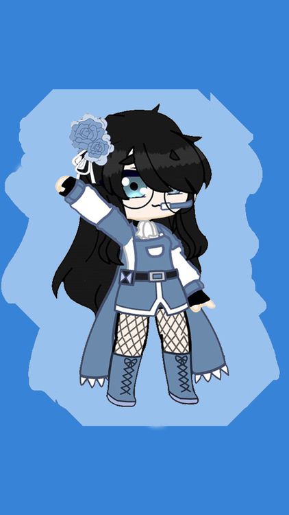 Gacha Life Toca Boca Life Blue wallpaper