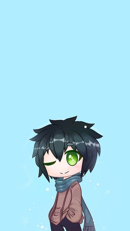 Gacha Life Boyband Cyan wallpaper