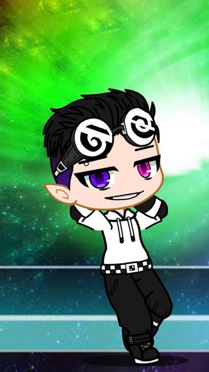 Gacha Life Boyband Black wallpaper