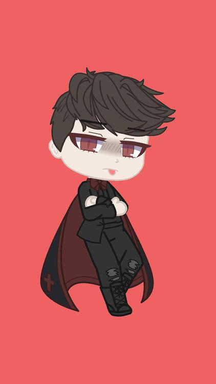 Gacha Life Gacha Boys Red wallpaper