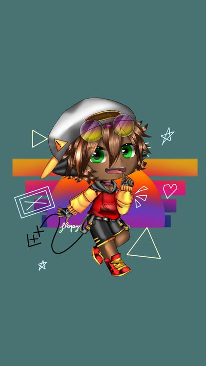 Gacha Life Gacha Boys Cyan wallpaper