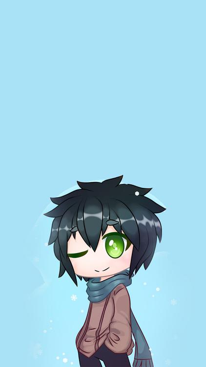 Gacha Life Gacha Boys Cyan wallpaper