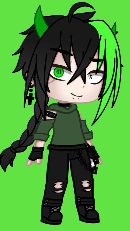 Gacha Life Gacha Boys Green wallpaper