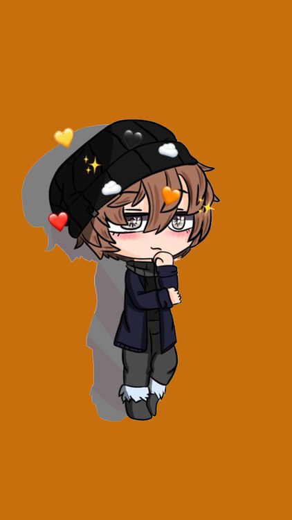 Gacha Life Acapella Gacha Orange wallpaper