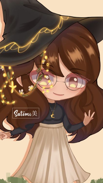 Gacha Life Caramell Orange wallpaper